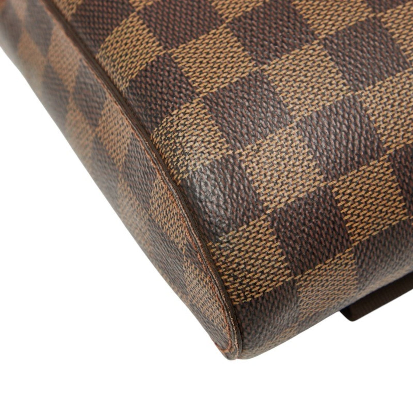 Louis Vuitton Damier Brown Pvc Leather Shoulder Bag Sling Bag ()