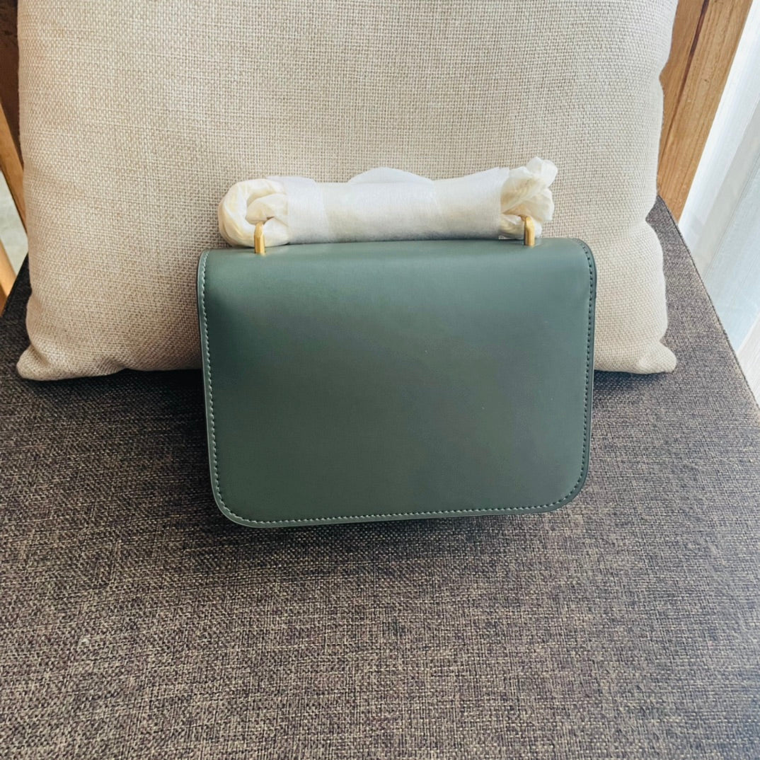Celine TRIPHOME BOX 18 CALFSKIN SEA GREEN