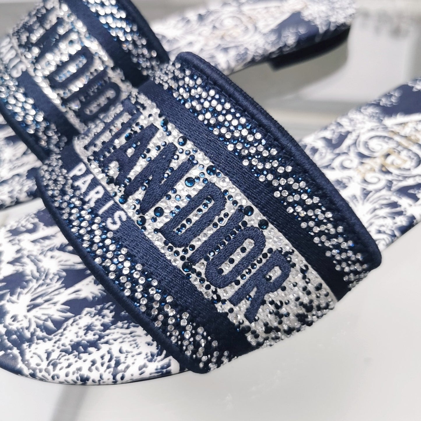 DIOR Mule Dway Slide 10mm Multi-motifs Style 15