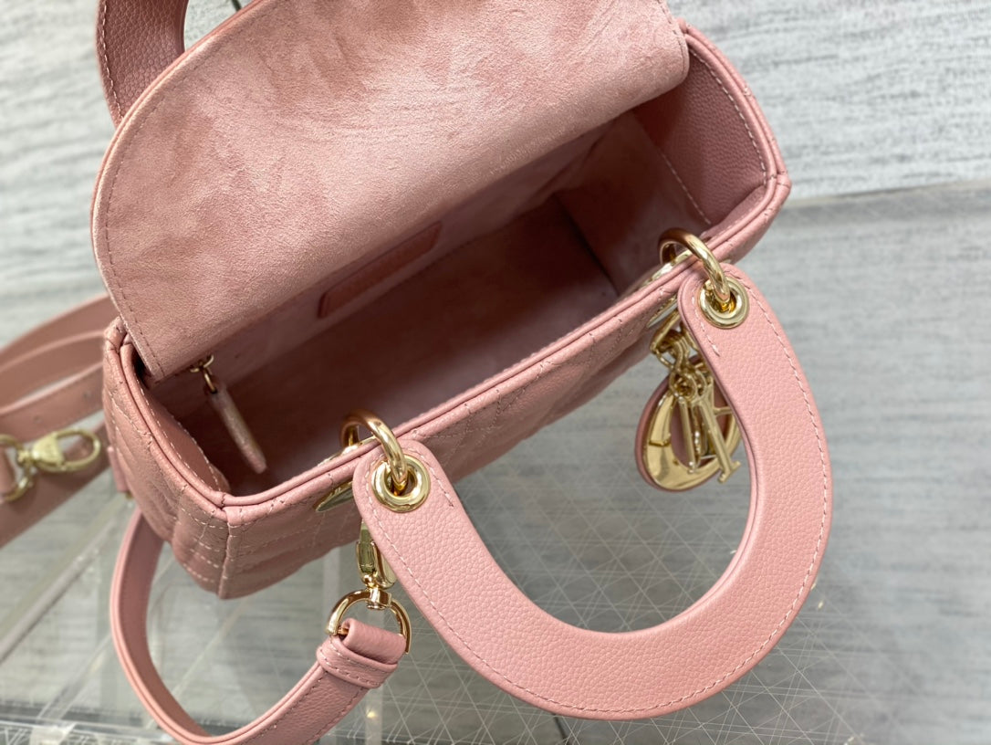DIOR small lady 20 sakura calfskin