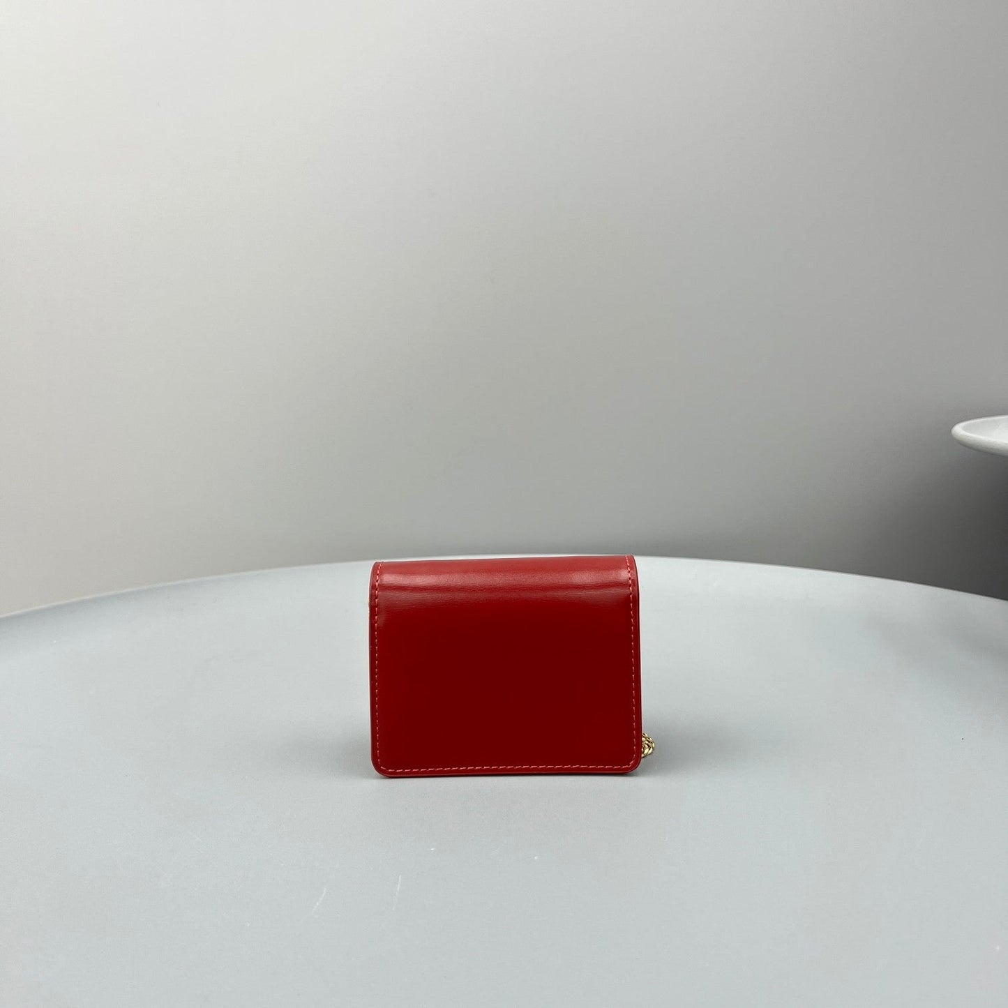 Celine CUIR TRIPHOME 11 CHERRY RED CALFSKIN