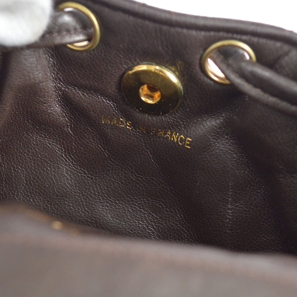 CHANEL * 1991-1994 DUMA Backpack Small Brown Lambskin