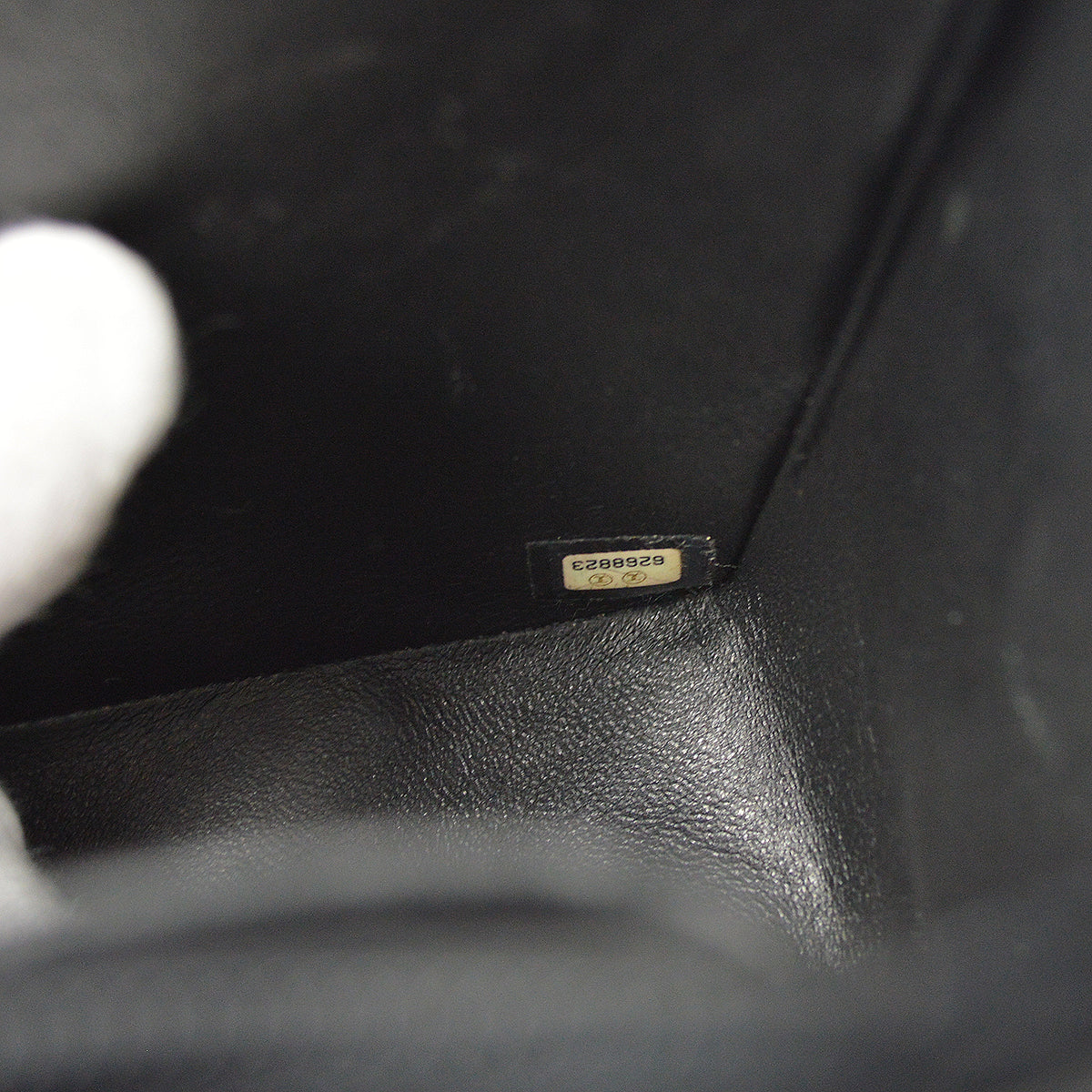 CHANEL Classic Flap Jumbo Double Chain Shoulder Bag Black Caviar