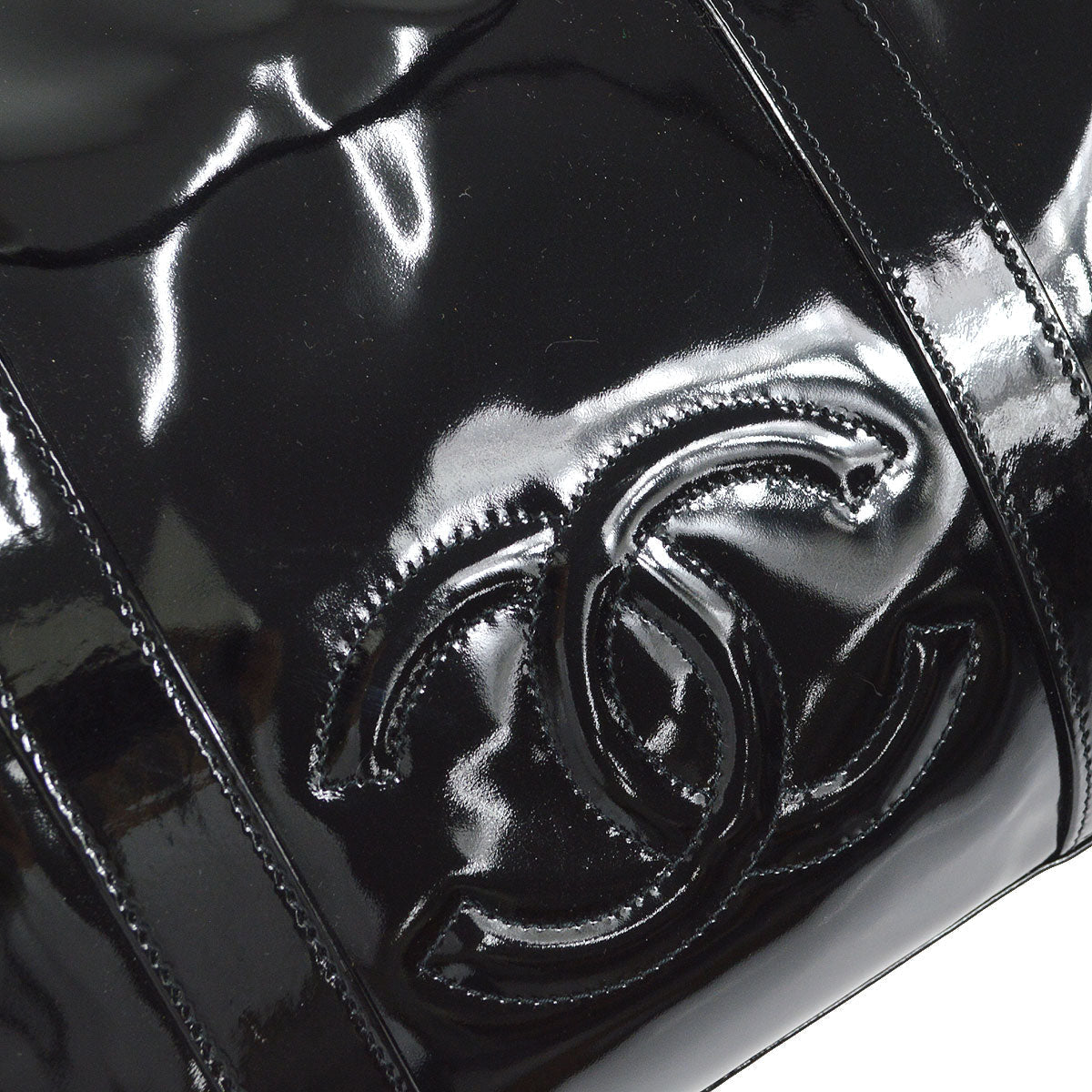 CHANEL 2way Shoulder Handbag Black
