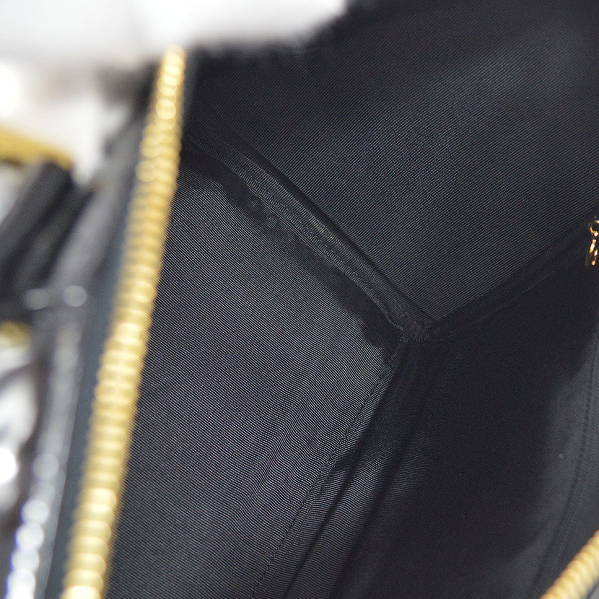 CHANEL 2way Shoulder Handbag Black