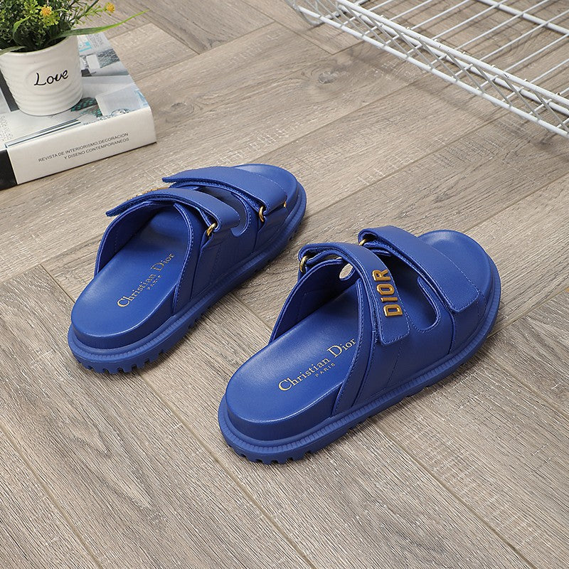 DIOR DIORact dad sandal mule blue lambskin