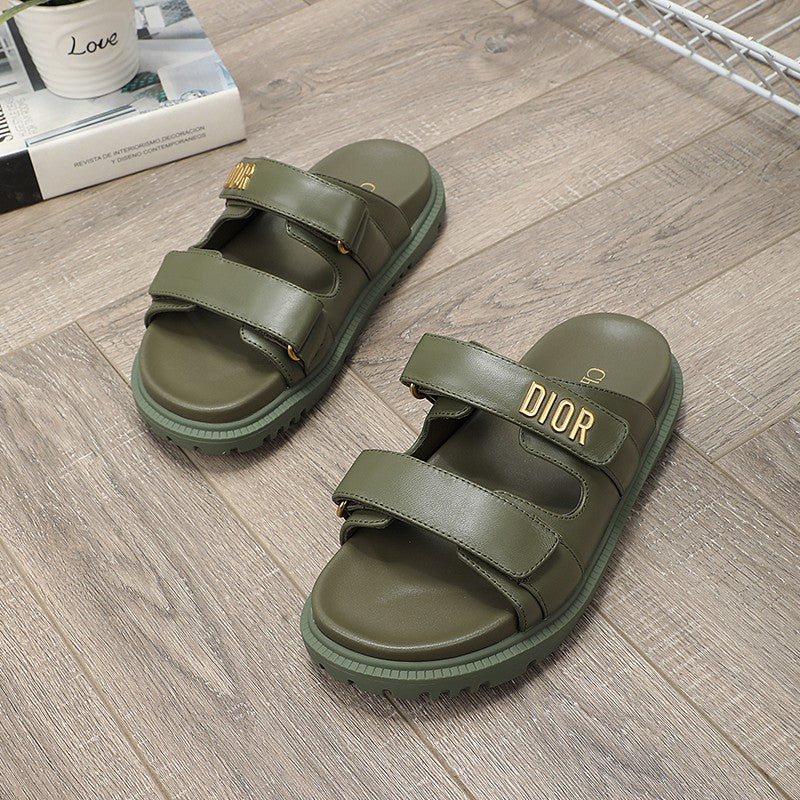 DIOR DIORact dad sandal mule khaki lambskin
