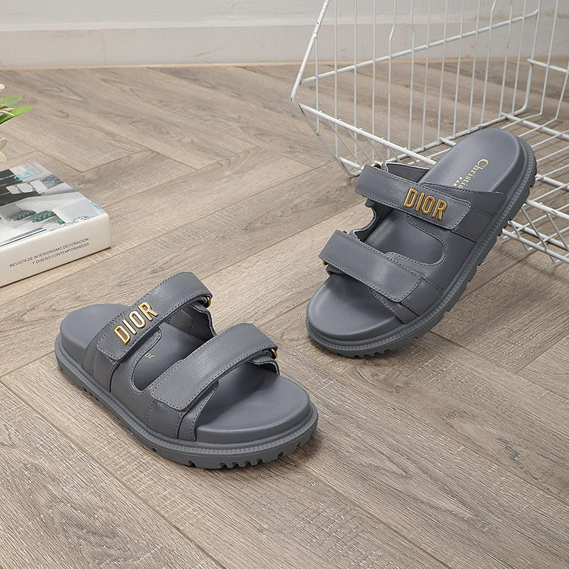 DIOR DIORact dad sandal mule grey lambskin