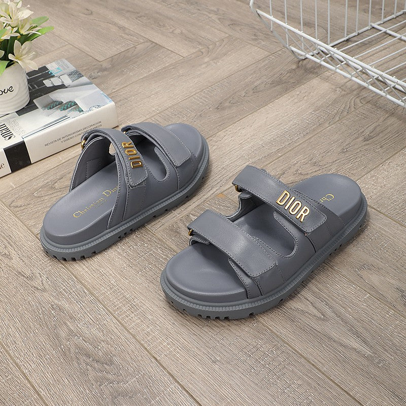 DIOR DIORact dad sandal mule grey lambskin