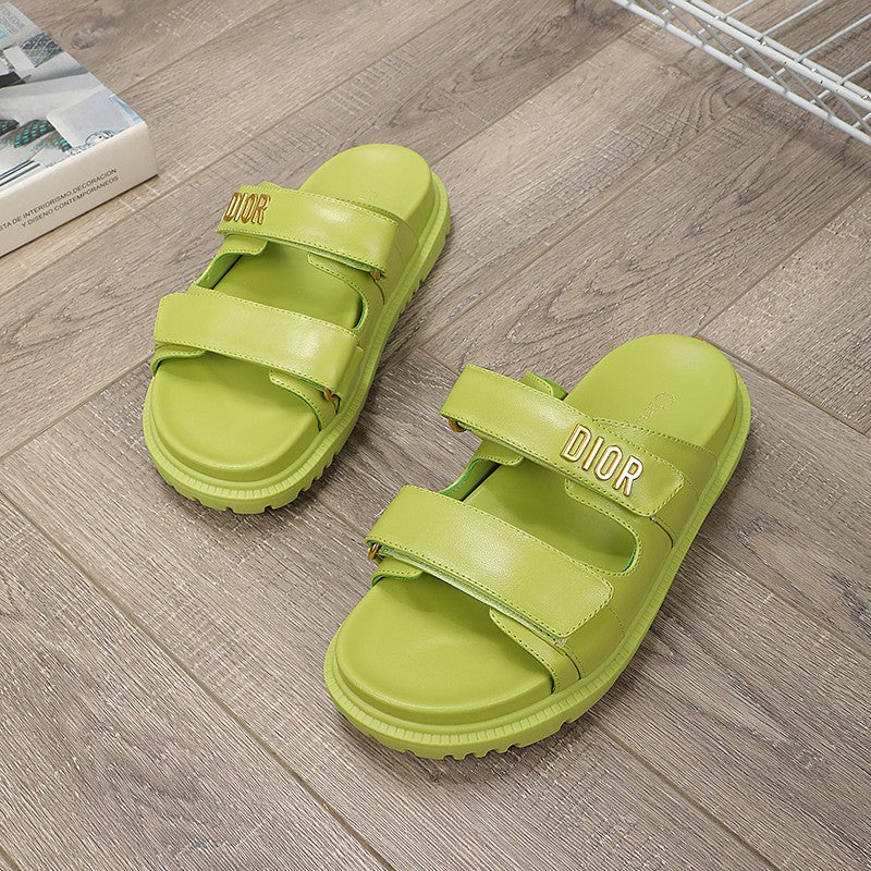 DIOR DIORact dad sandal mule light green lambskin