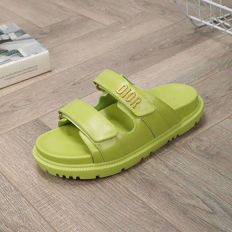 DIOR DIORact dad sandal mule light green lambskin