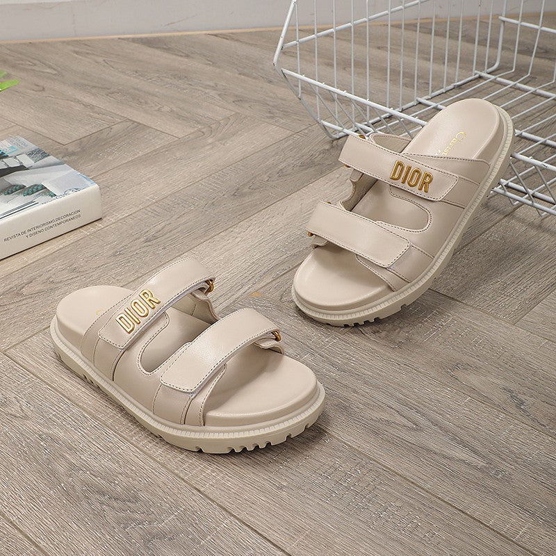 DIOR DIORact dad sandal mule nude lambskin