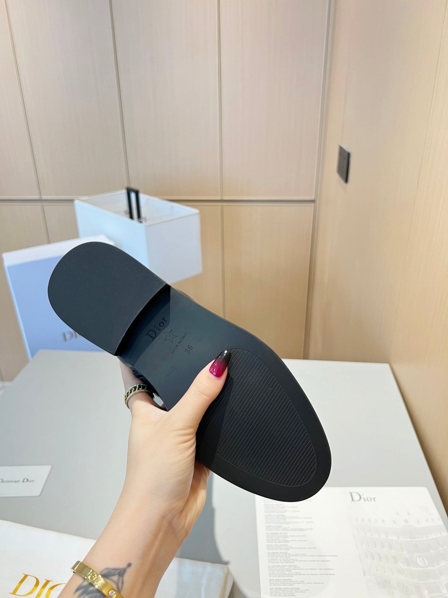 DIOR High Boots Black Calfskin
