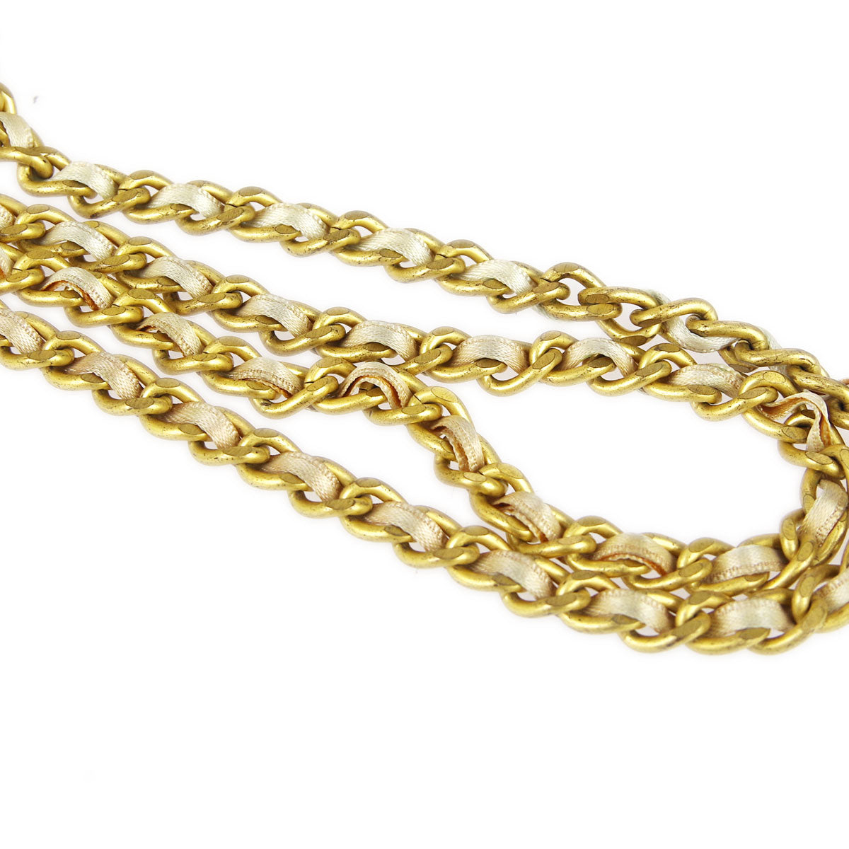 Chanel Arm Chain Shoulder Bag White Fur