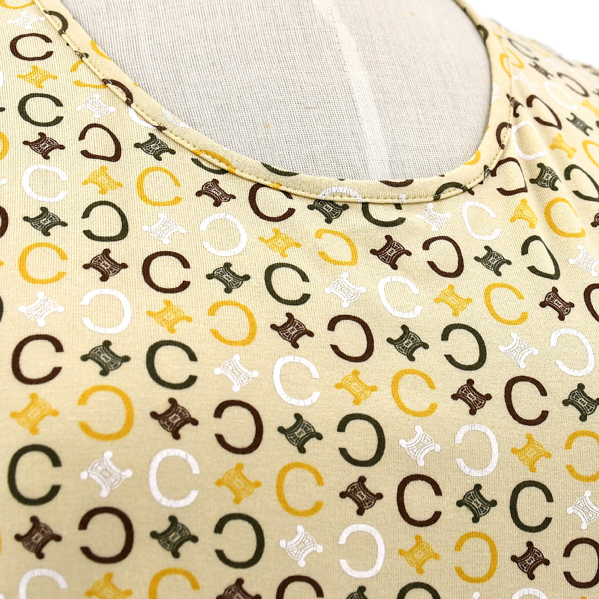 Celine 2000s C Macadam cotton tank top #L
