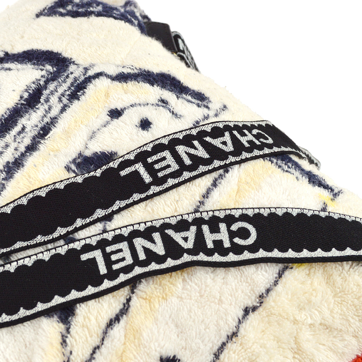 Chanel Backpack Bag Ivory Terry Cloth