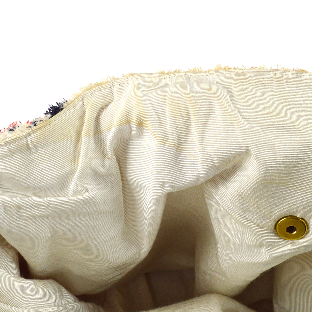Chanel Backpack Bag Ivory Terry Cloth