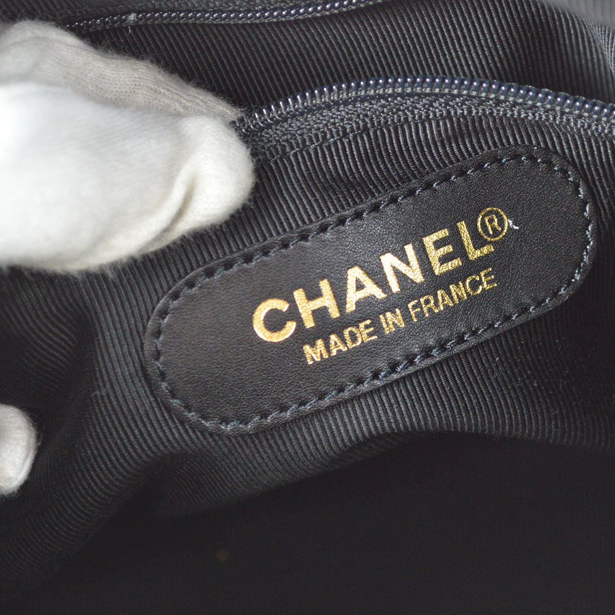 Chanel 2way Duffle Shoulder Handbag Black Caviar