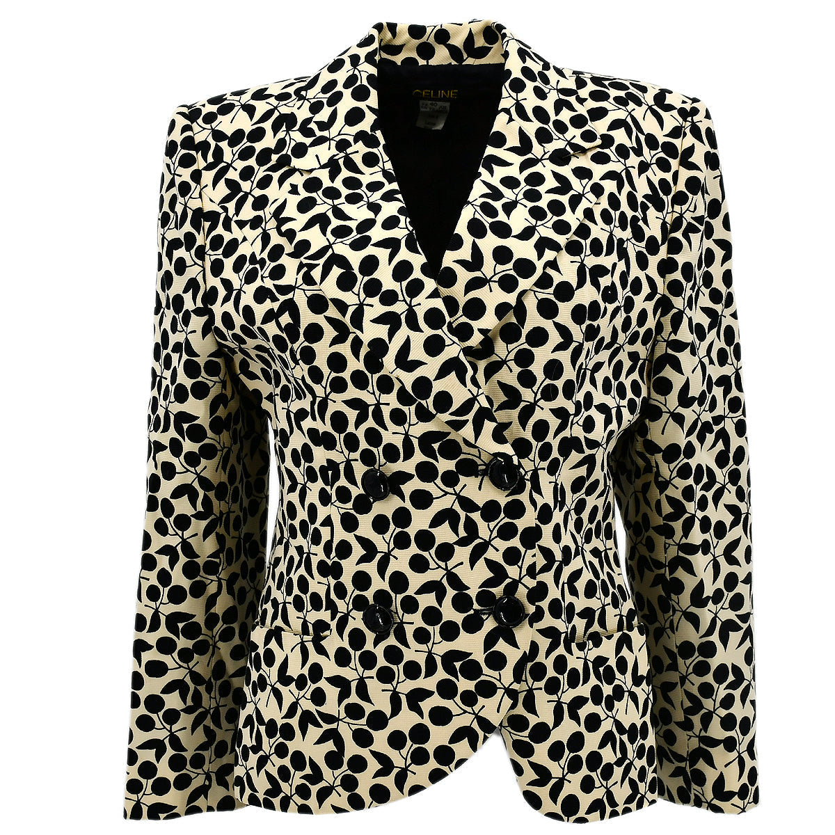 Celine double-breasted wool jacket #40