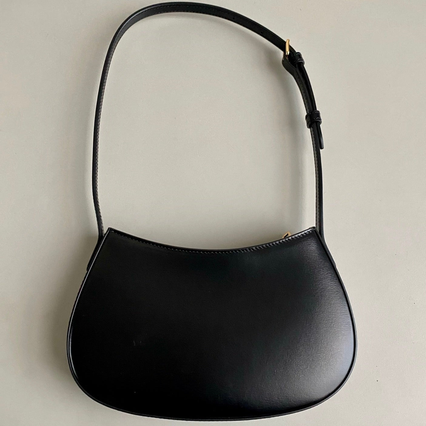 Celine TRIOMPHE 22 BLACK CALFSKIN