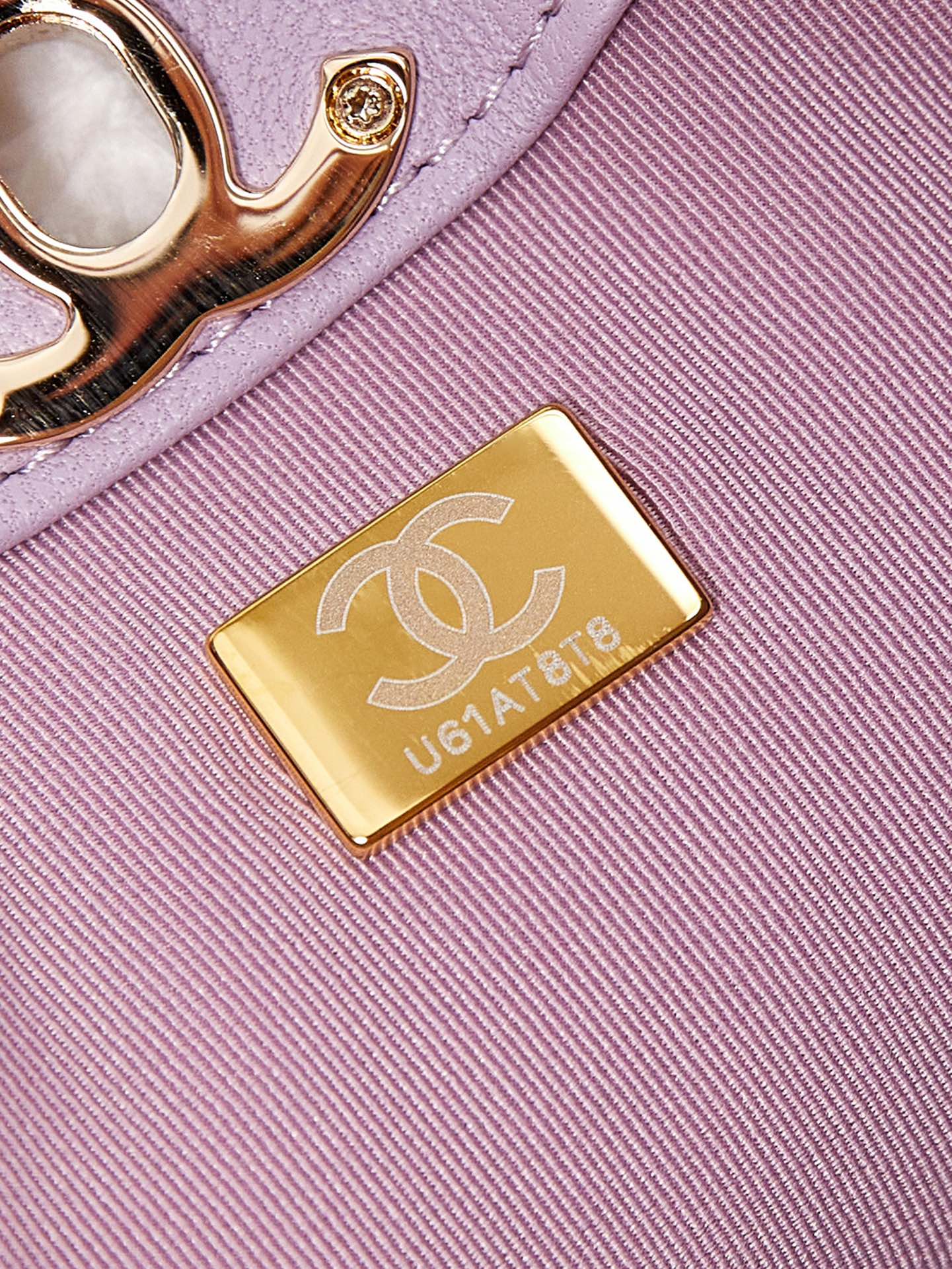 CHANEL 24s31 mini shopping bag 22cm light pink lambskin gold hardware