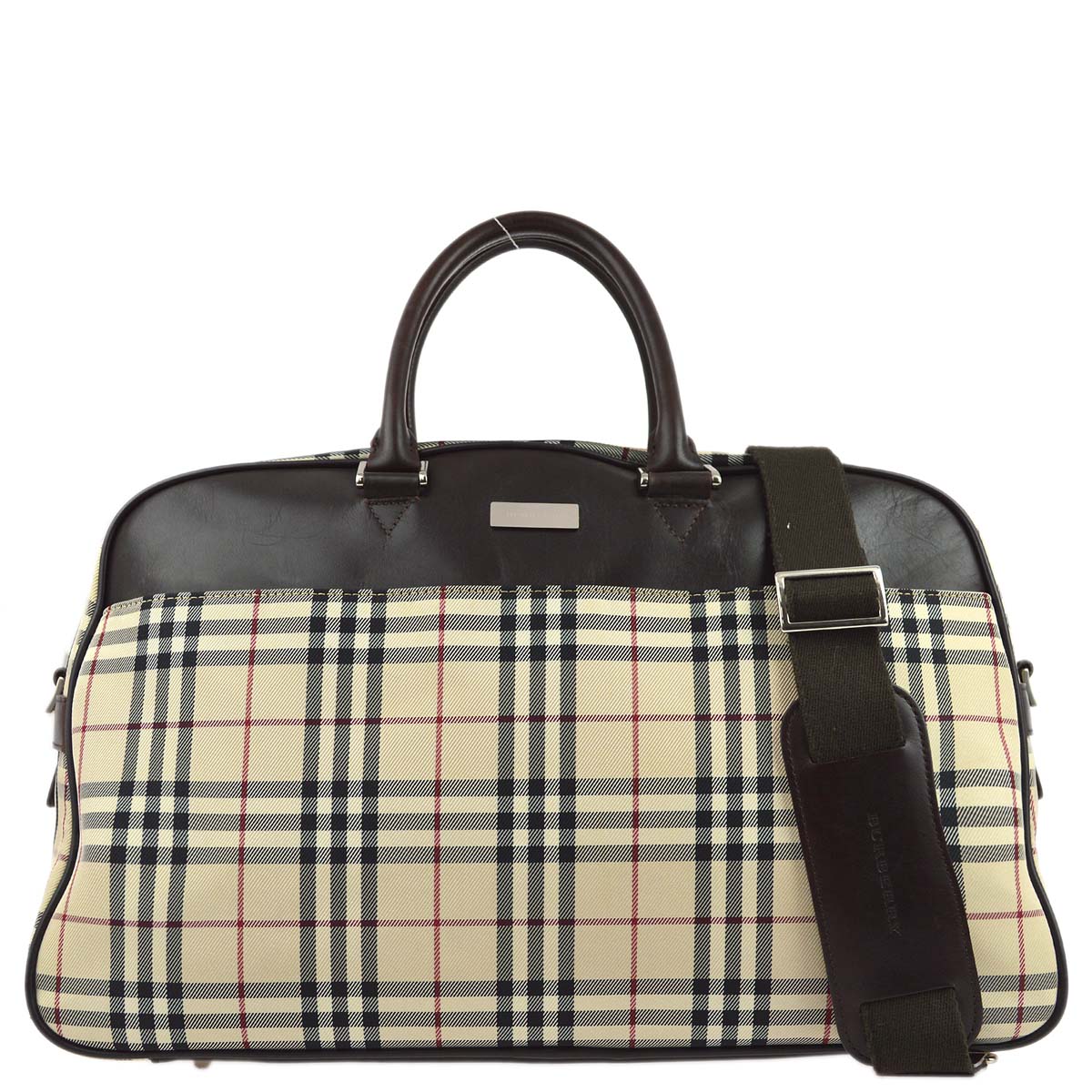 Burberry Check 2way Duffle Shoulder Handbag