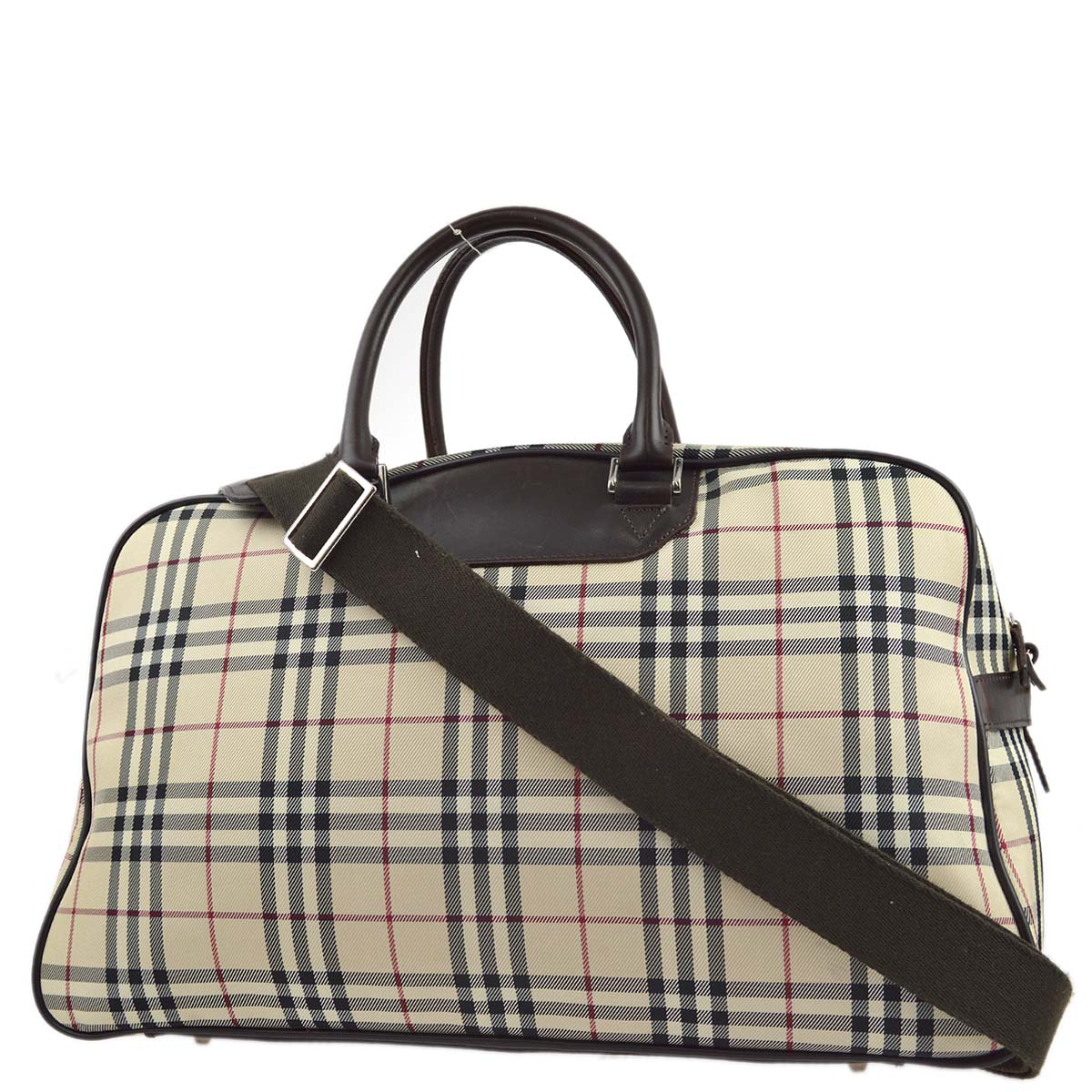Burberry Check 2way Duffle Shoulder Handbag