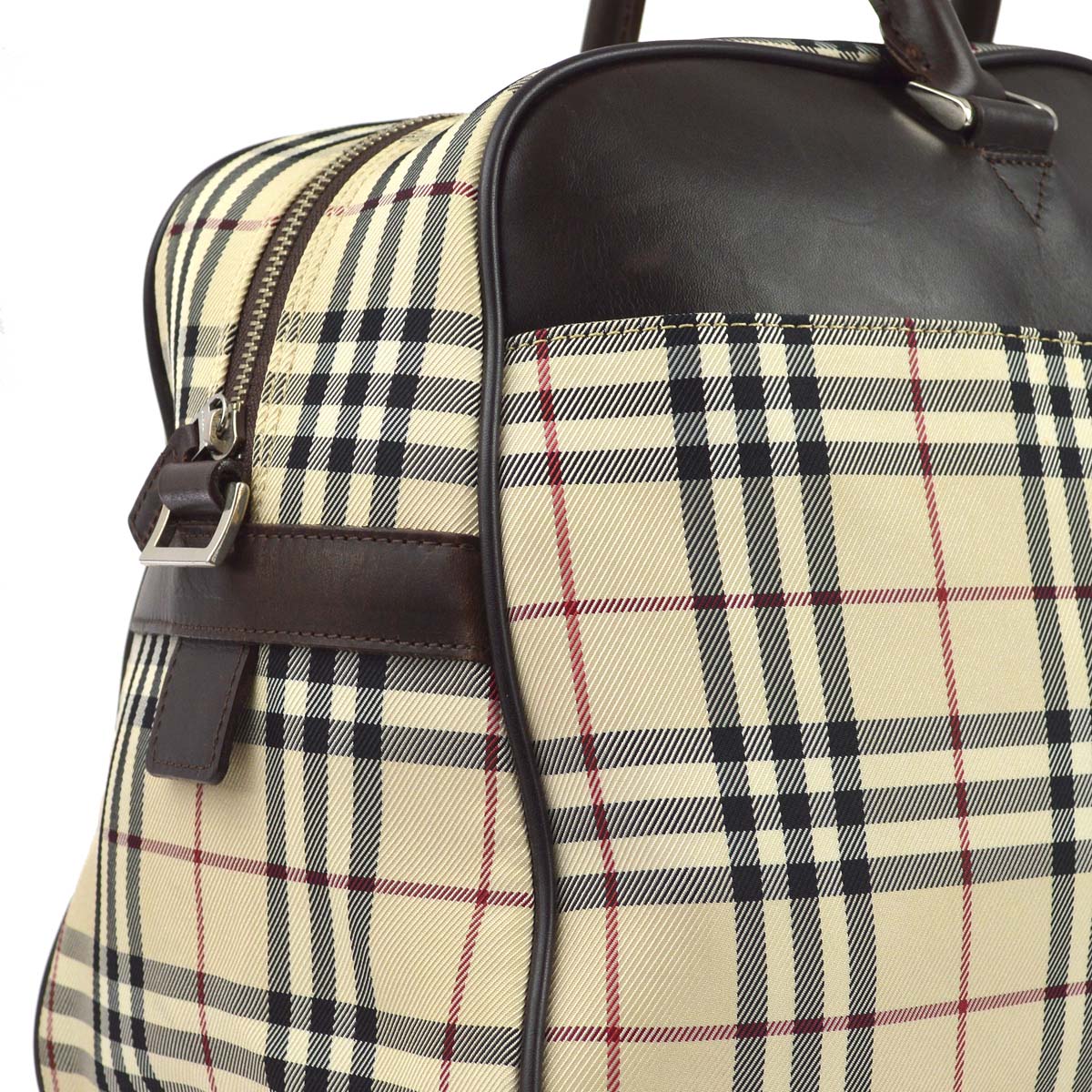 Burberry Check 2way Duffle Shoulder Handbag