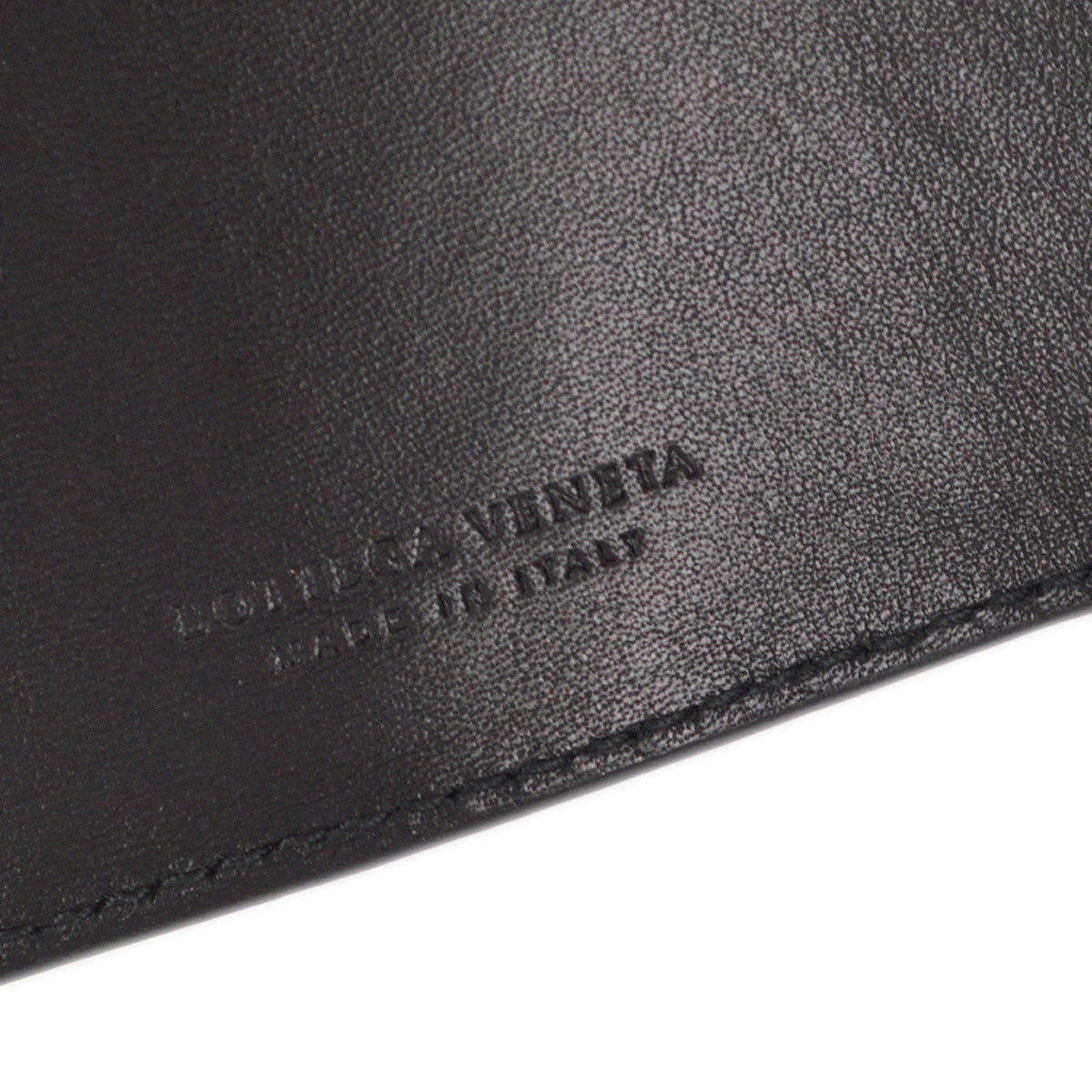 Bottega Veneta Intrecciato Key Case Black Small New