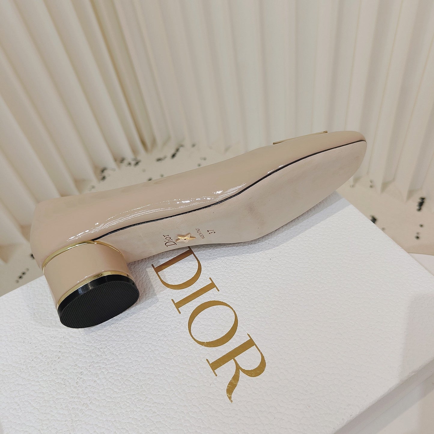 DIOR Miss DIOR Pump 40mm In Beige Cowhide 111364