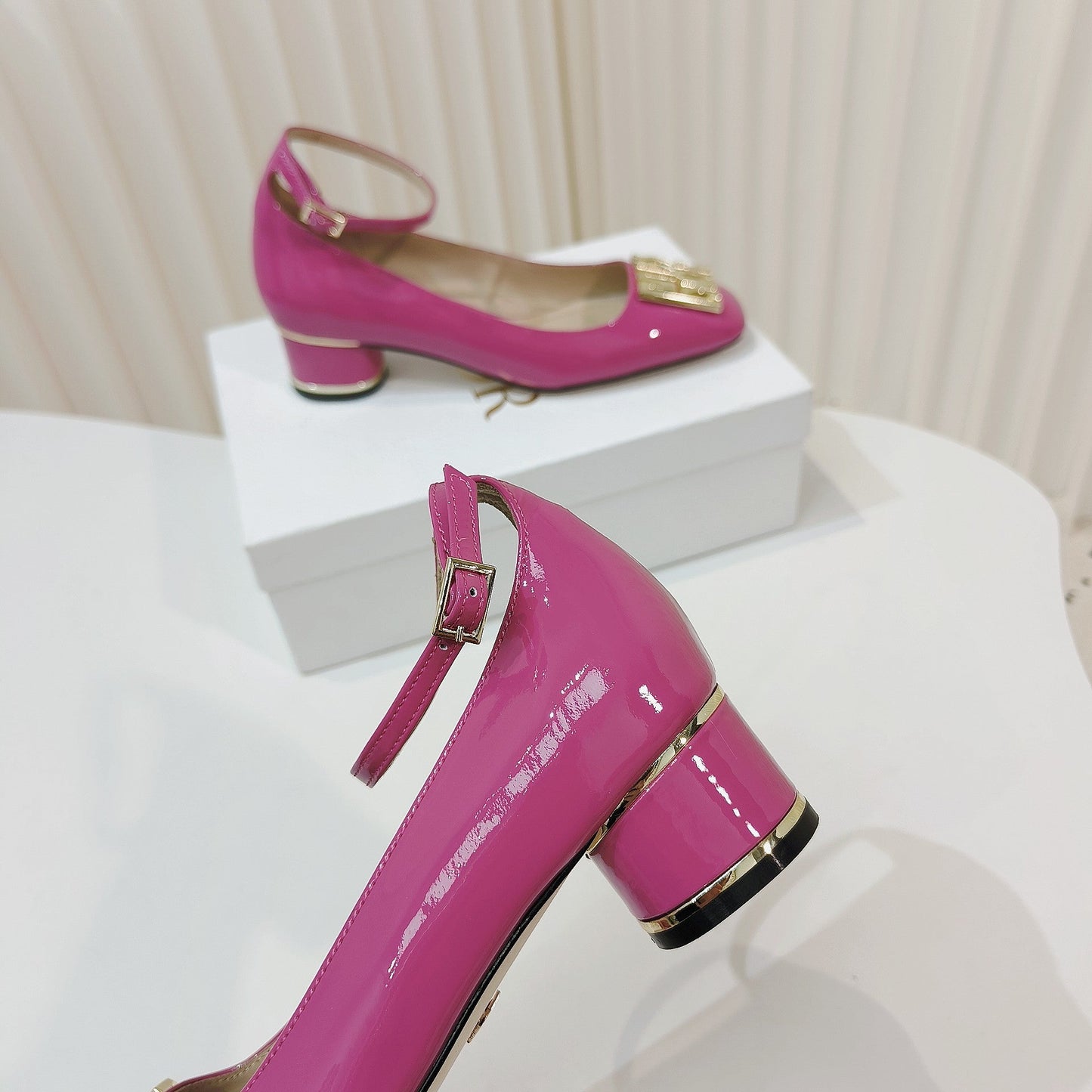 DIOR Miss DIOR Pump 40mm In Deep Pink Cowhide 111330