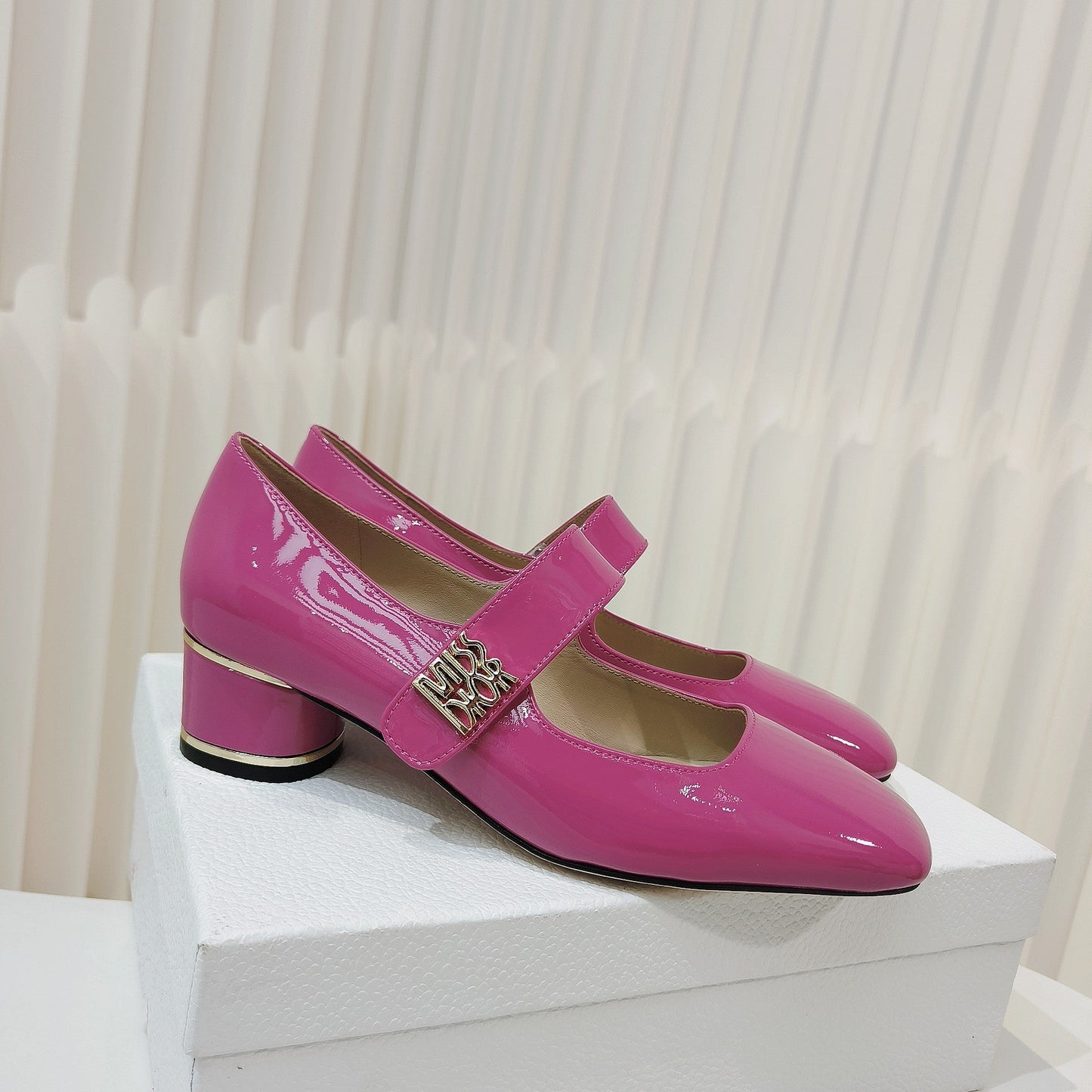DIOR Miss DIOR Pump 40mm In Deep Pink Cowhide 111346