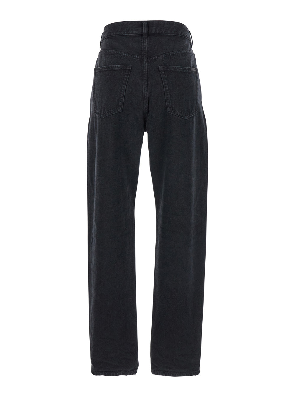Saint Laurent Women 'Vanessa' Black Five-Pocket Style Jeans In Cotton Woman