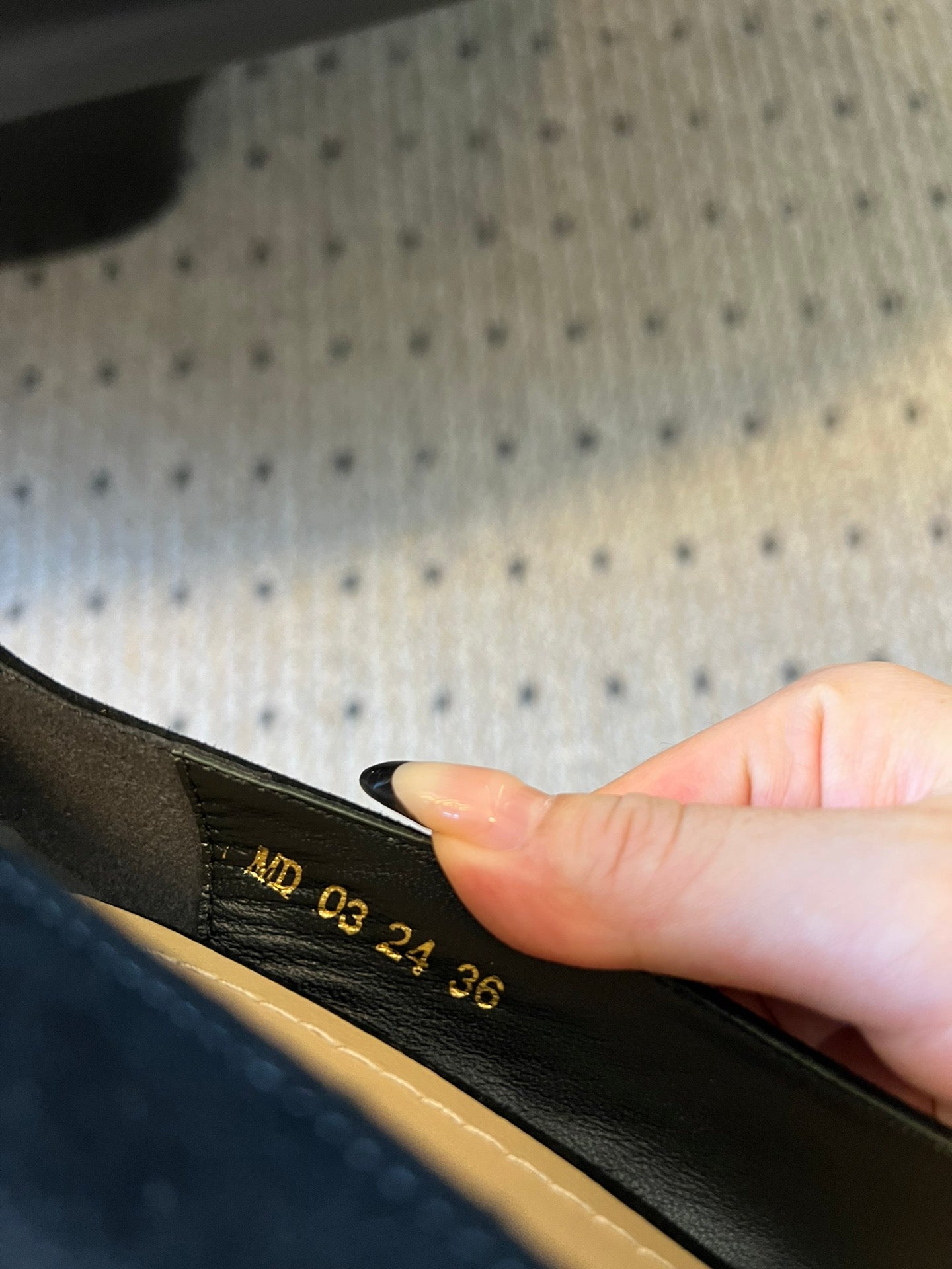 DIOR Tribales Pump 75mm In Black Suede 996955