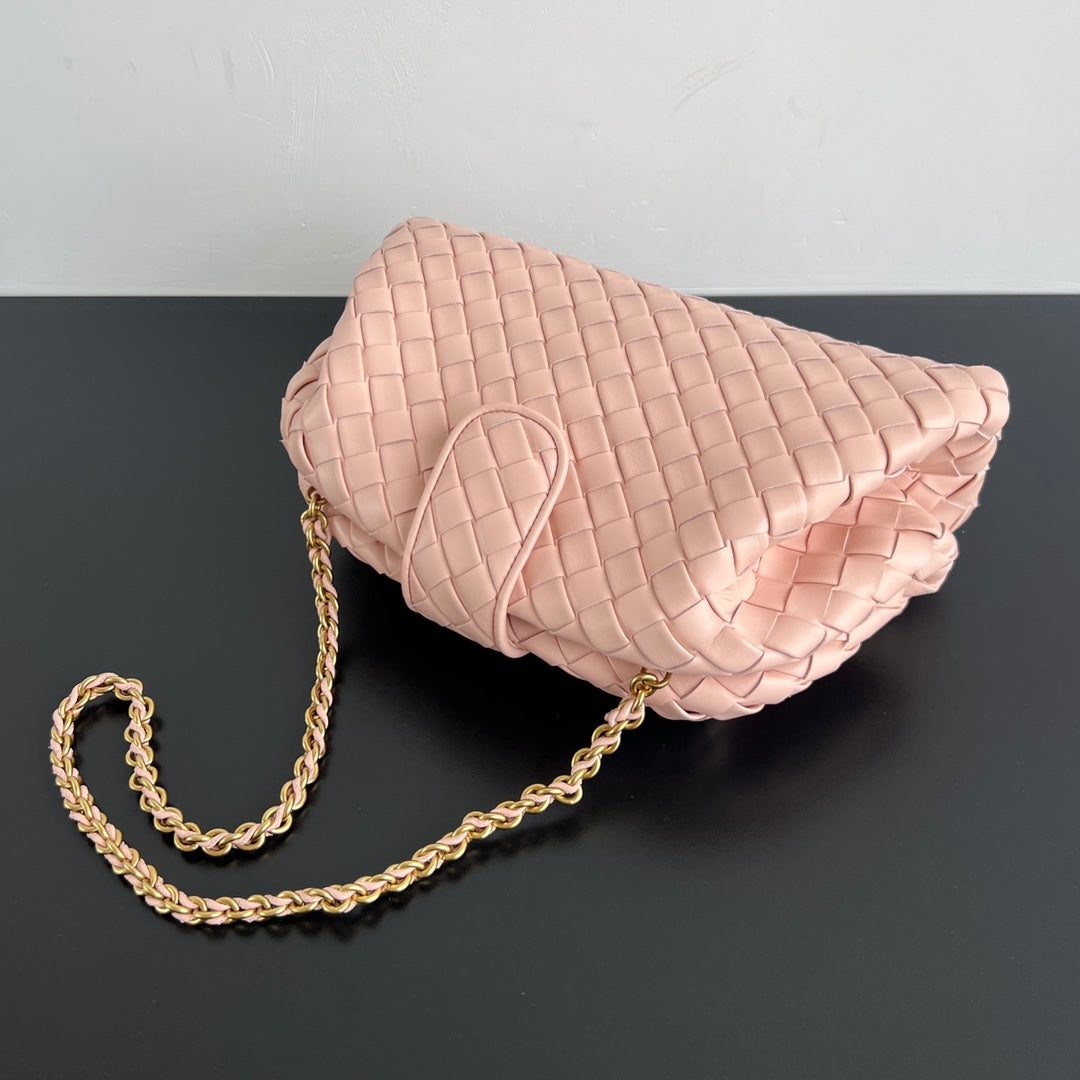 Bottega Veneta BV Lauren 1980 31.5cm Pink Lambskin