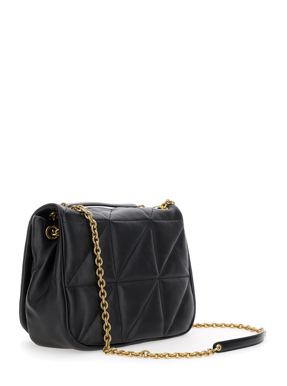 Saint Laurent Women 'Jamie 4.3 Medium' Black Crossbody Bag With Cassandre Logo On The Front In Leather Woman