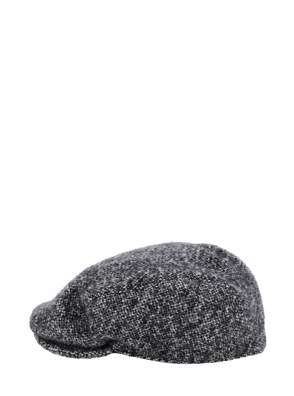Dolce & Gabbana Men Grey Hat With Short Brim In Wool Blend Man