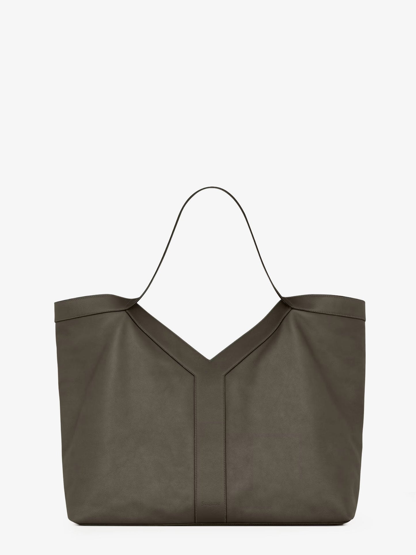 Saint Laurent Men Y Oversize Leather Tote Bag