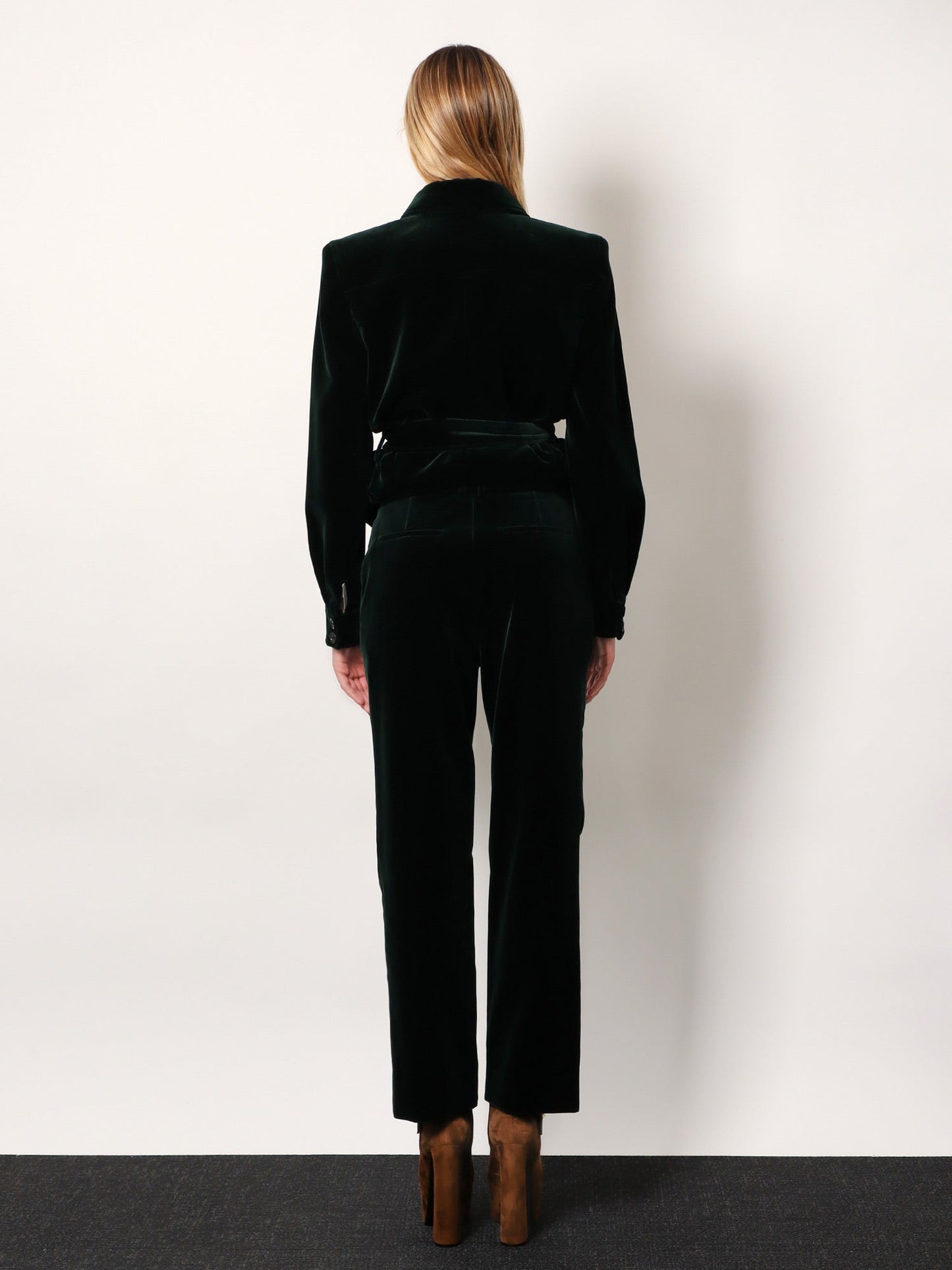 Saint Laurent Women Velvet Trousers