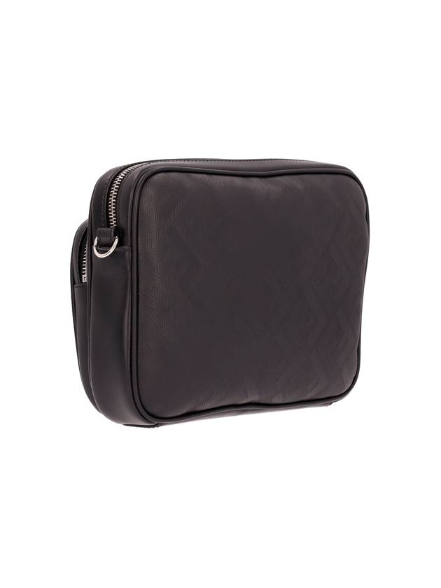 Fendi Shadow Diagonal Duo Camera Cross Bag Black
