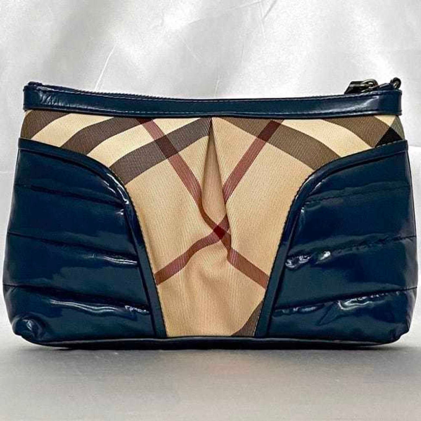 Burberry Pvc Leather Clutch Bag Pouch ()