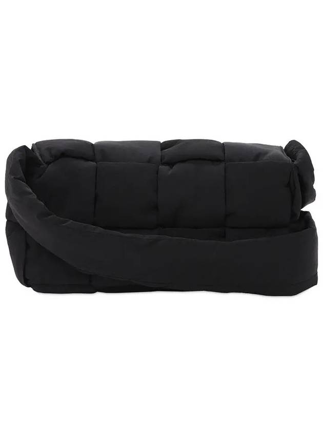 Bottega Veneta Padded Tech Cassette Cross Bag Black