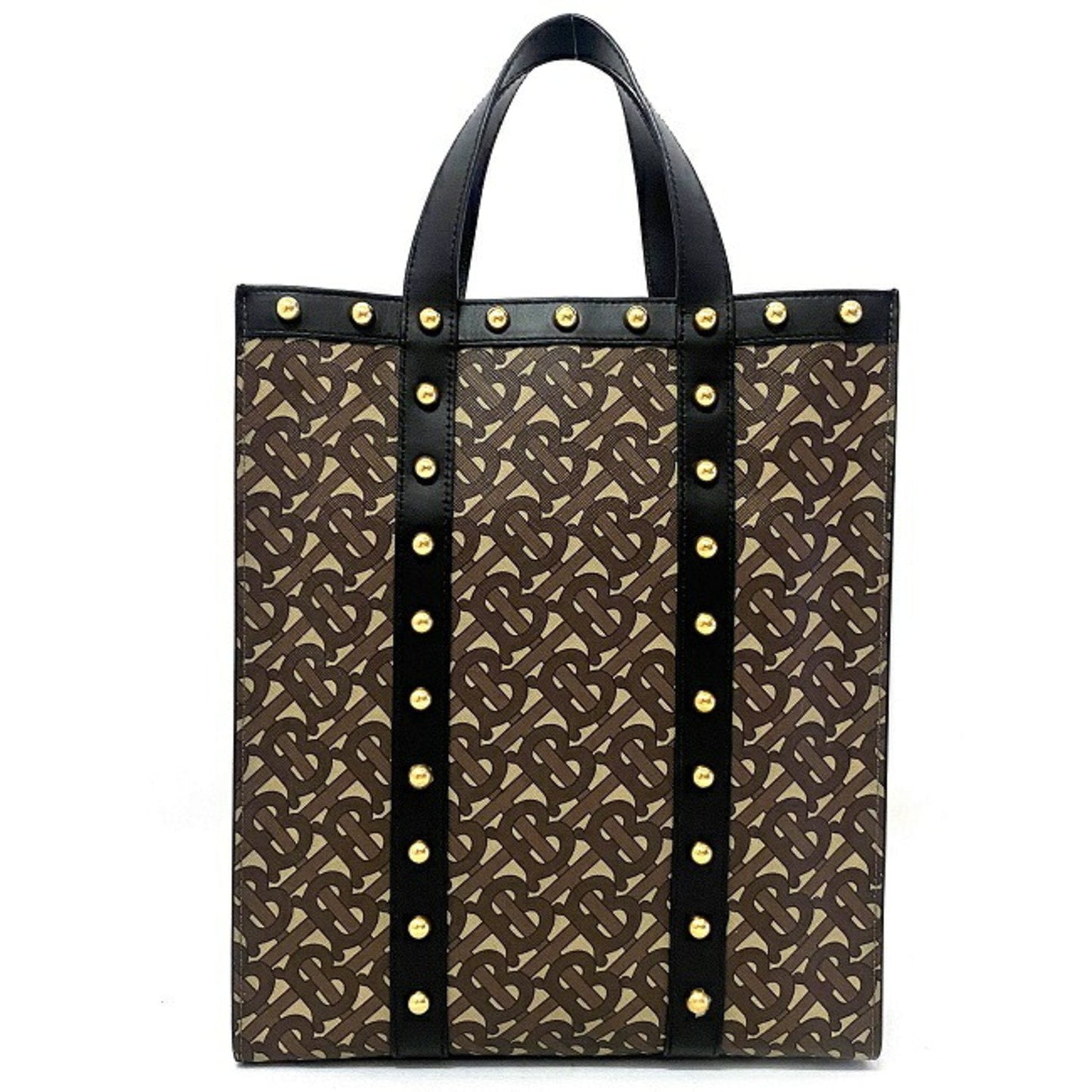 Burberry Pvc Leather Handbag Shoulder Bag Tote Bag ()