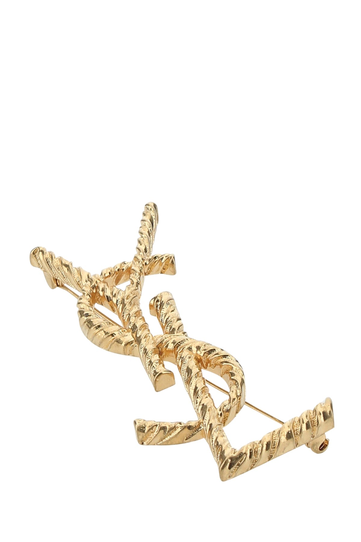 Saint Laurent Women Broche Ysl Texture T