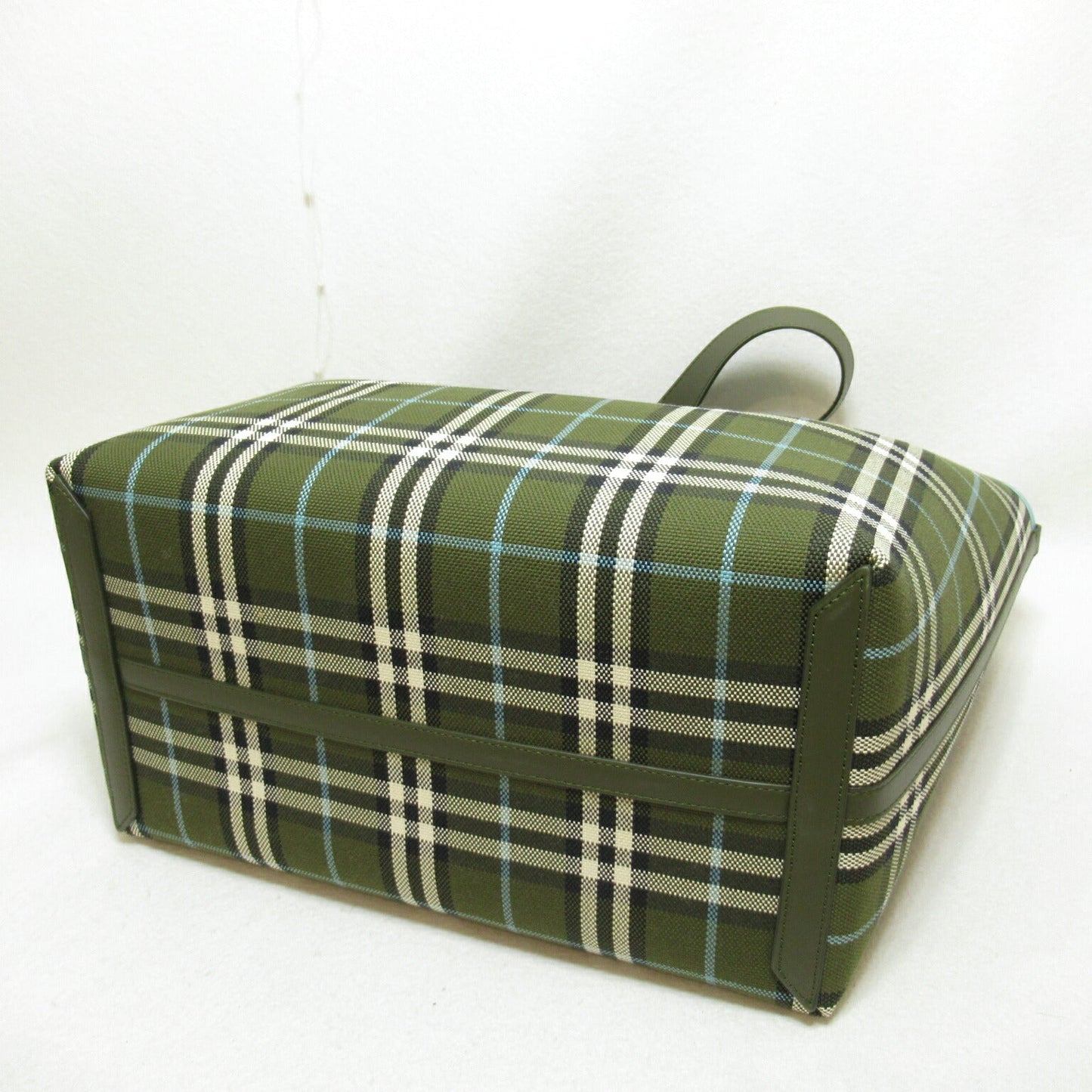 Burberry Cotton Tote Bag Green 8078378