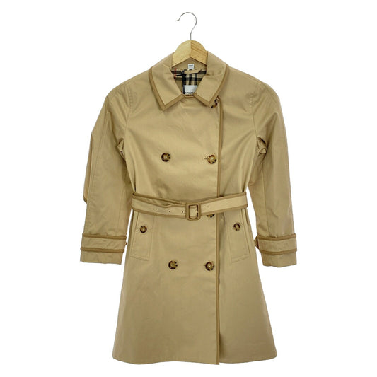 Burberry Cotton Trench Coat Beige