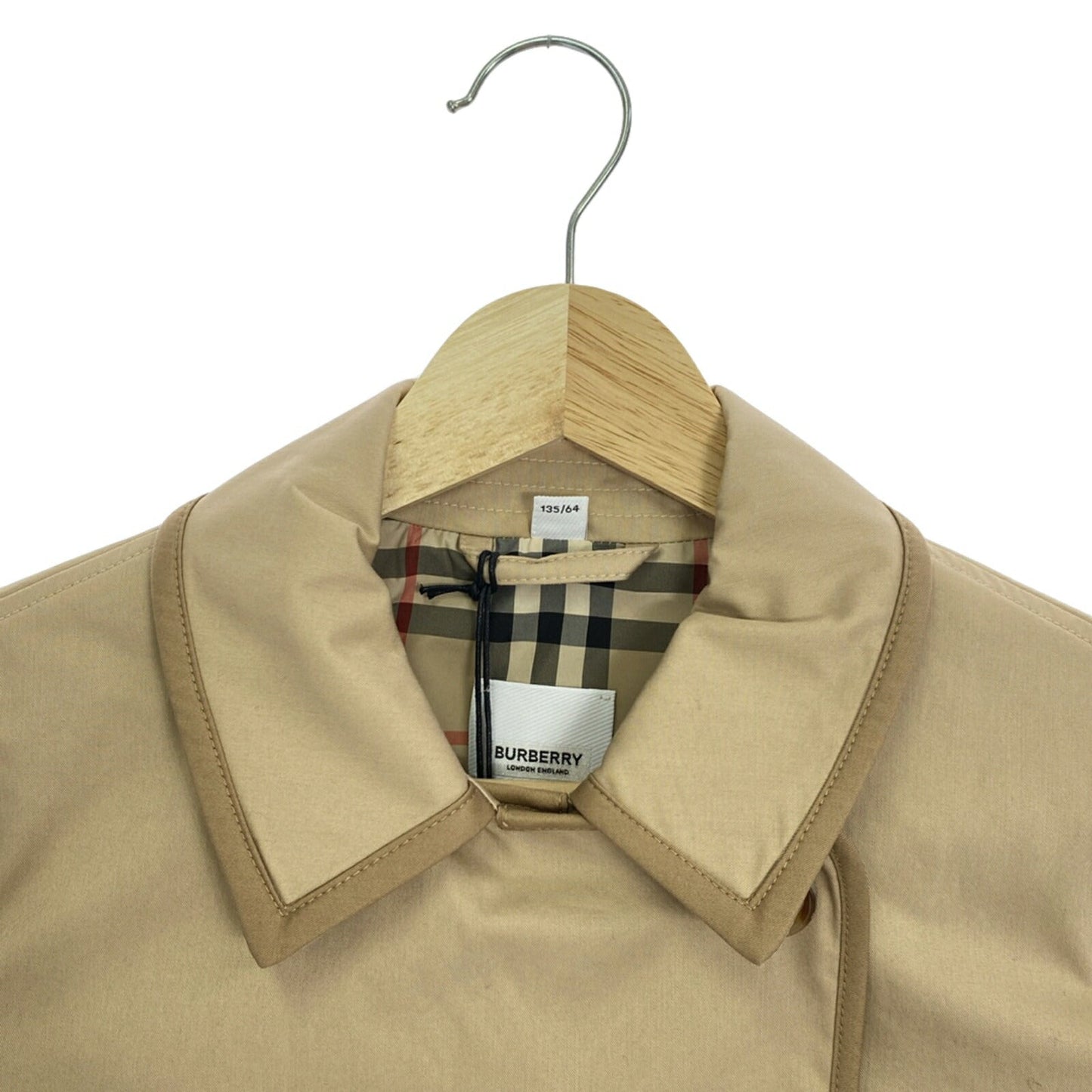 Burberry Cotton Trench Coat Beige