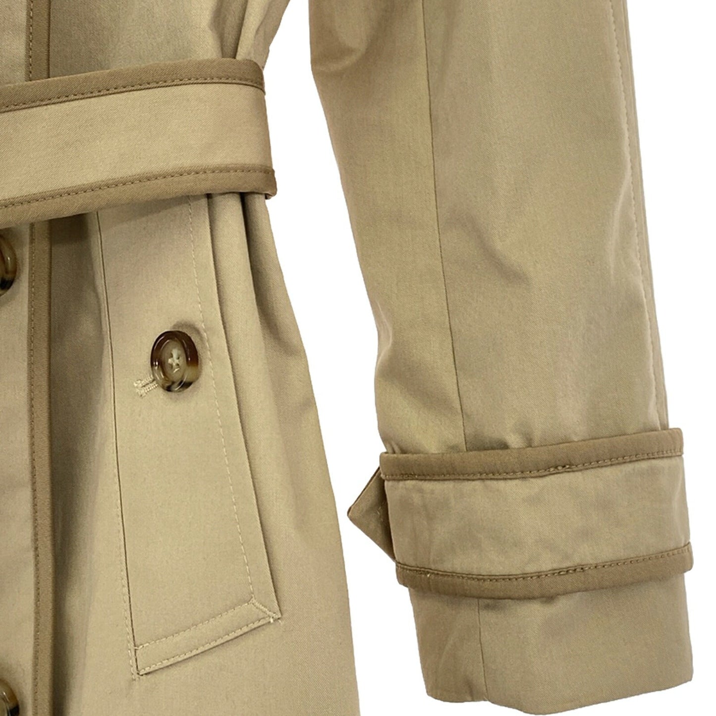 Burberry Cotton Trench Coat Beige