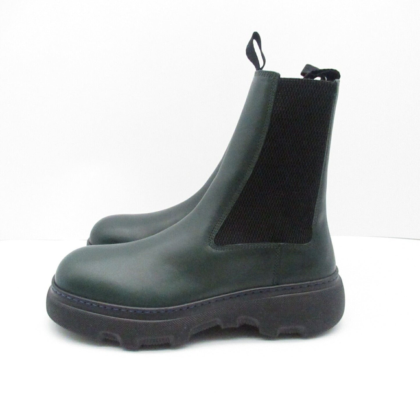 Burberry Creeper Chelsea Boots Leather Black