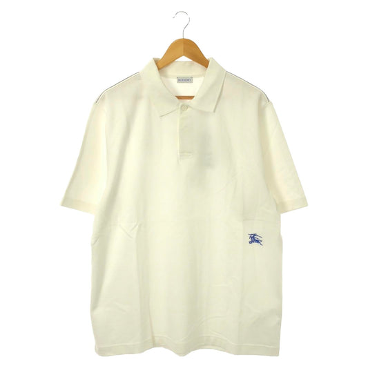 Burberry Cotton Polo Shirt XL White